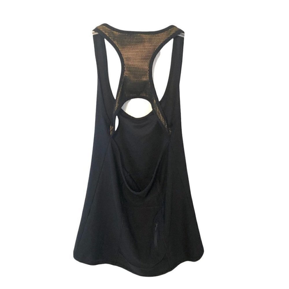 NWT X by Gottex Racerback  Athletic Tank Black Ladies Med - Picture 2 of 14